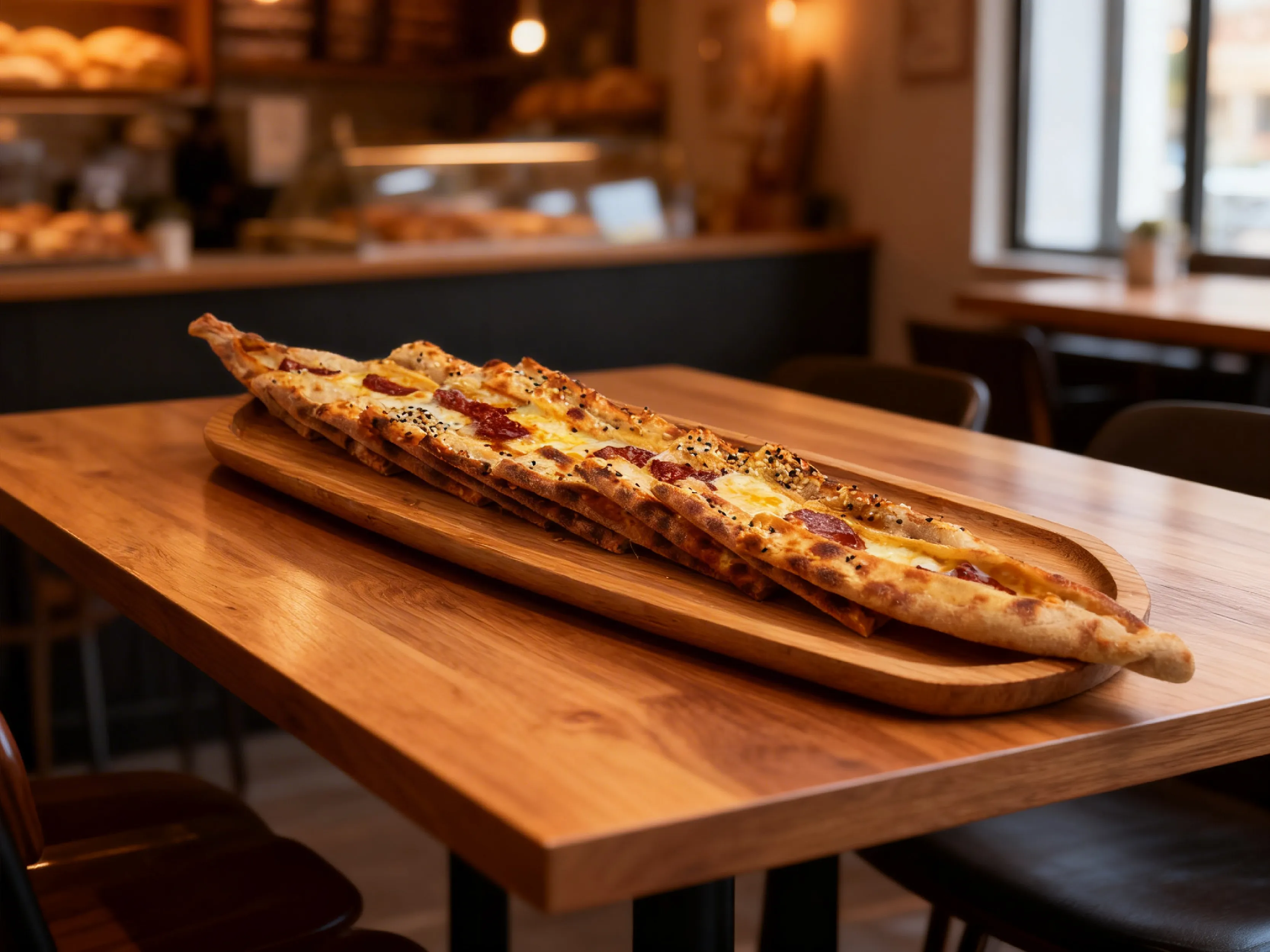 Kaşarlı Sucuklu Pide
